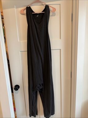 FP Movement by Free People Black Sleeveless Jumpsuit